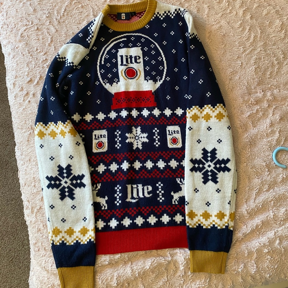 Men’s Miller lite sweater